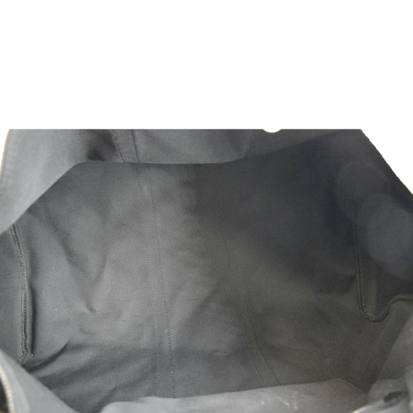 LOUIS VUITTON Keepall 55 Bandouliere Monogram Eclipse Travel Bag Black