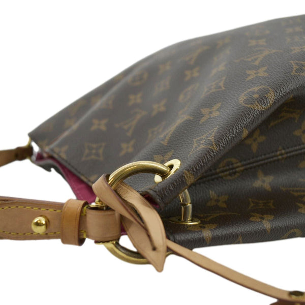LOUIS VUITTON Graceful MM Monogram Canvas Shoulder Bag Brown