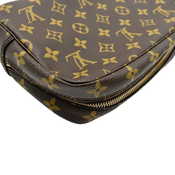 LOUIS VUITTON Trousse Toilette 23 Monogram Canvas Cosmetic Pouch Brown