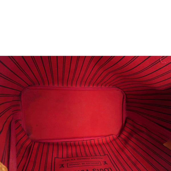 LOUIS VUITTON Neverfull MM Monogram Canvas Shoulder Bag Brown