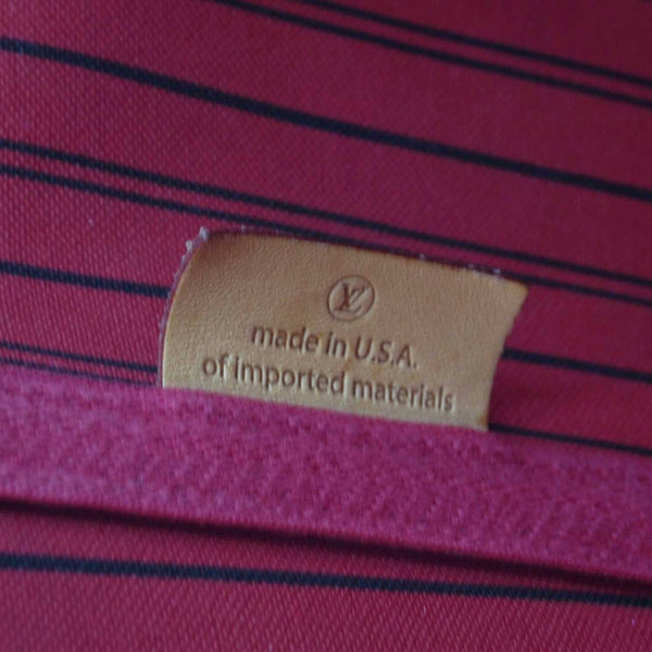 LOUIS VUITTON Neverfull MM Monogram Canvas Shoulder Bag Brown