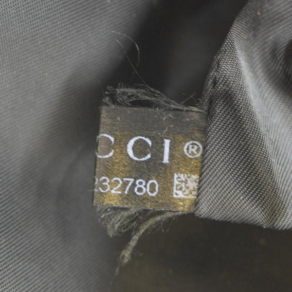 GUCCI Interlocking G Coated Canvas Backpack Black 223705