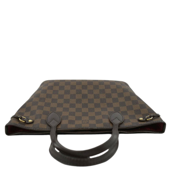 LOUIS VUITTON Neverfull PM Damier Ebene Tote Shoulder Bag Brown