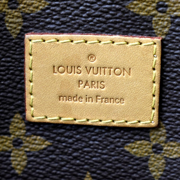 LOUIS VUITTON Melie Monogram Canvas Hobo Bag Brown