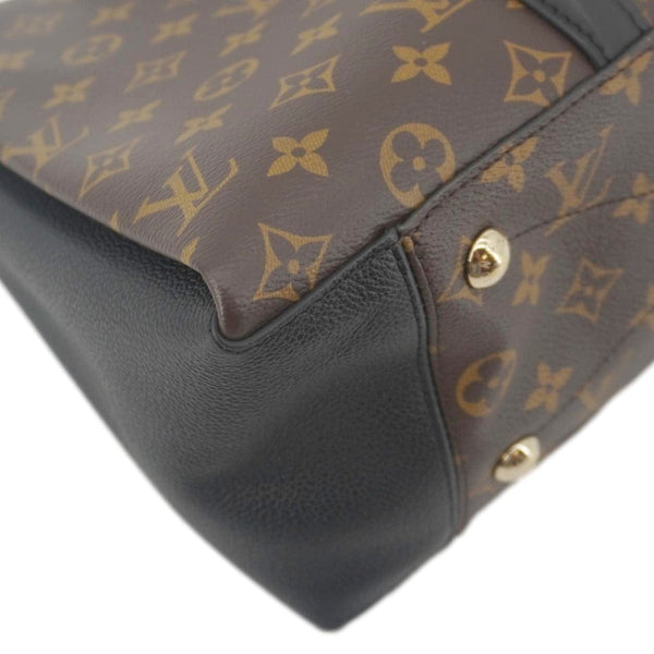 LOUIS VUITTON Soufflot MM Monogram Canvas Shoulder Bag Brown