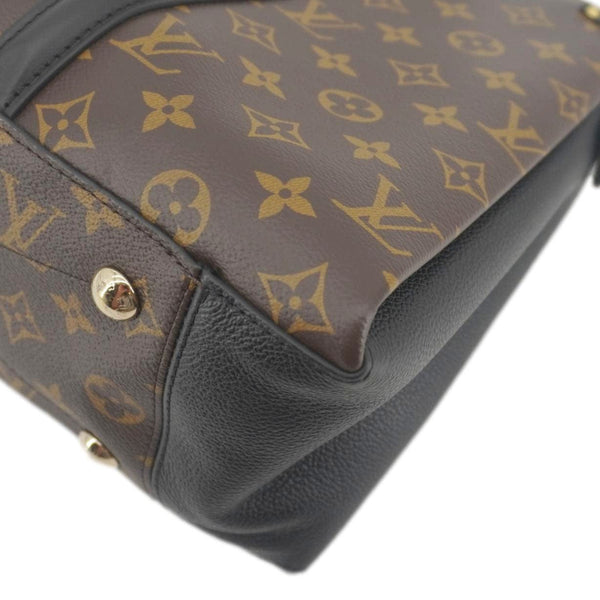 LOUIS VUITTON Soufflot MM Monogram Canvas Shoulder Bag Brown