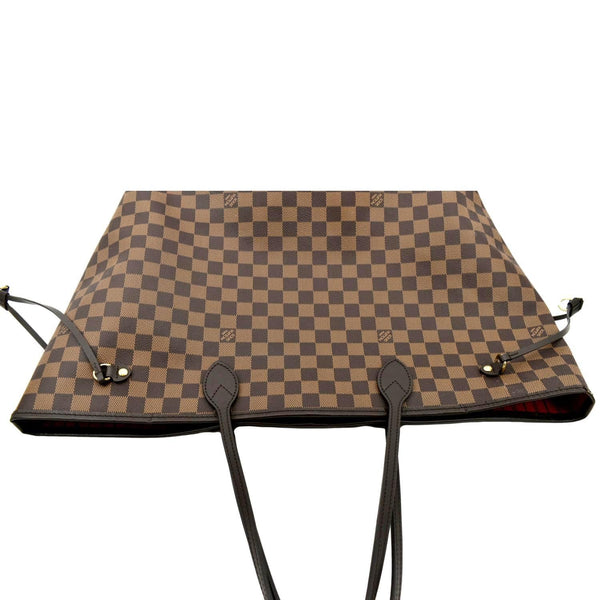 LOUIS VUITTON Neverfull GM Damier Ebene Tote Shoulder Bag Brown