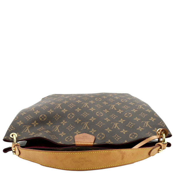 LOUIS VUITTON Graceful MM Monogram Canvas Shoulder Bag Brown