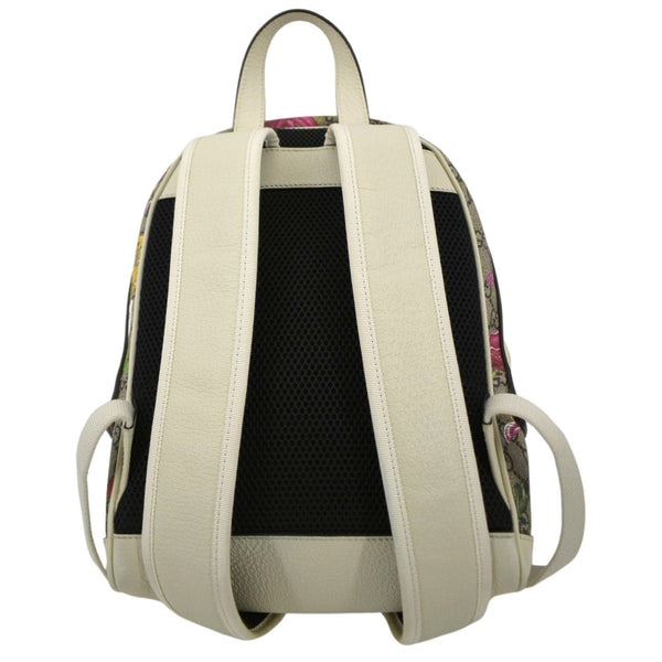 GUCCI Ophidia GG Flora Small Supreme Canvas Backpack Bag Beige 547965