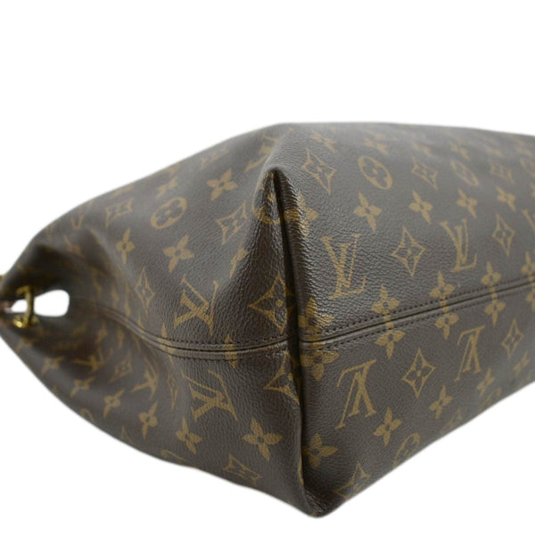 LOUIS VUITTON Graceful MM Monogram Canvas Shoulder Bag Brown