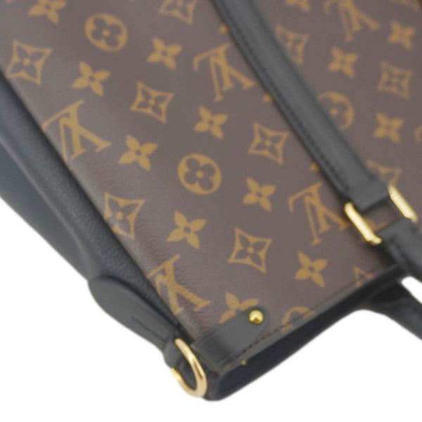 LOUIS VUITTON Soufflot MM Monogram Canvas Shoulder Bag Brown