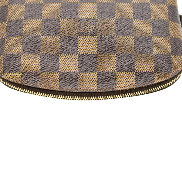 LOUIS VUITTON Damier Ebene Cosmetic Pouch Brown