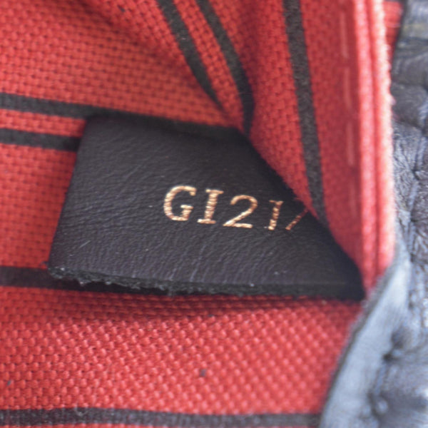 LOUIS VUITTON Neverfull Karakoram MM Damier Ebene Tote Shoulder Bag Red