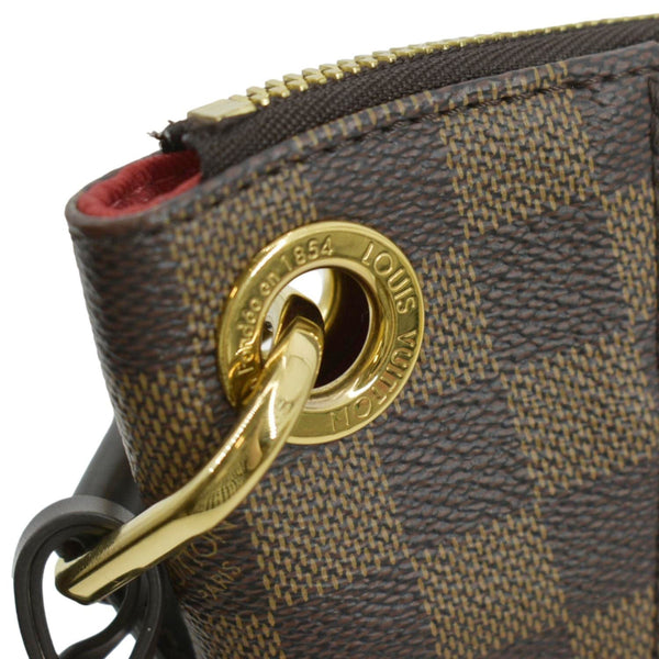 LOUIS VUITTON South Bank Besace Damier Ebene Crossbody Bag Brown