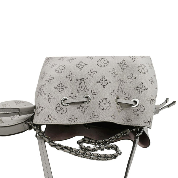 LOUIS VUITTON Bella Mahina Calf Leather Crossbody Bag Brume