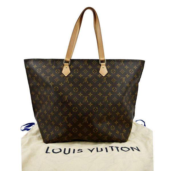LOUIS VUITTON All-In MM Monogram Canvas Shoulder Bag Brown