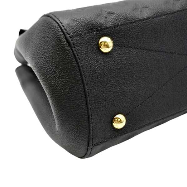 LOUIS VUITTON Montaigne MM Monogram Empreinte Satchel Bag Black