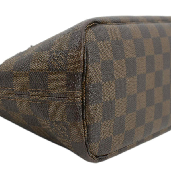 LOUIS VUITTON Neverfull PM Damier Ebene Tote Shoulder Bag Brown