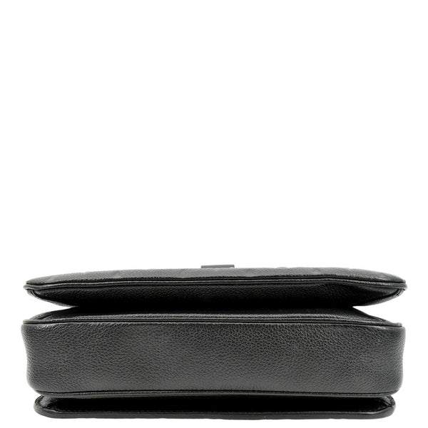 LOUIS VUITTON Metis Pochette Empreinte Leather Crossbody Bag Black