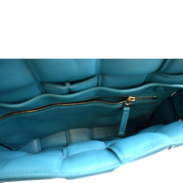 BOTTEGA VENETA Padded Cassette Lambskin Leather Crossbody Bag Windswept