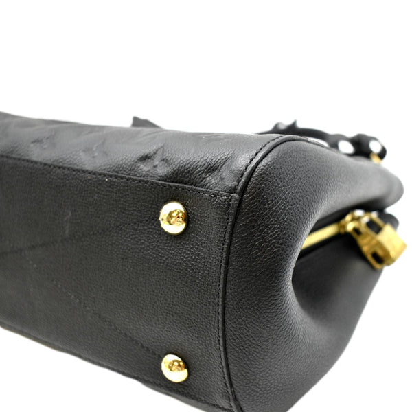 LOUIS VUITTON Montaigne MM Monogram Empreinte Satchel Bag Black