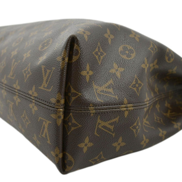 LOUIS VUITTON Graceful MM Monogram Canvas Shoulder Bag Brown