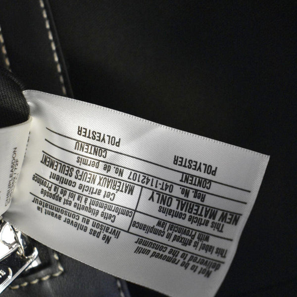 BURBERRY Rocco Check Fabric Backpack Navy Blue