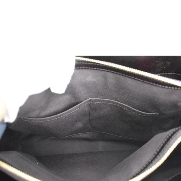 LOUIS VUITTON Melrose Avenue Monogram Vernis Leather Satchel Bag Amarante