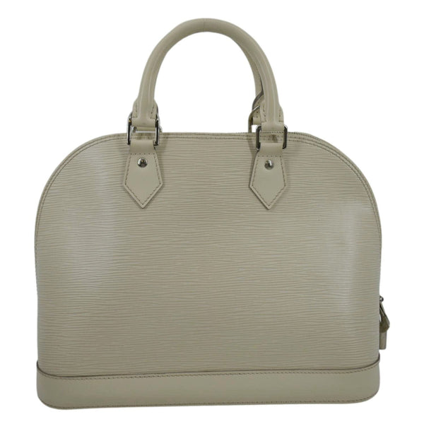 LOUIS VUITTON Alma PM Epi Leather Satchel Bag Ivory