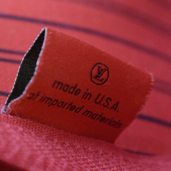 LOUIS VUITTON Neverfull MM Damier Ebene Tote Bag Brown