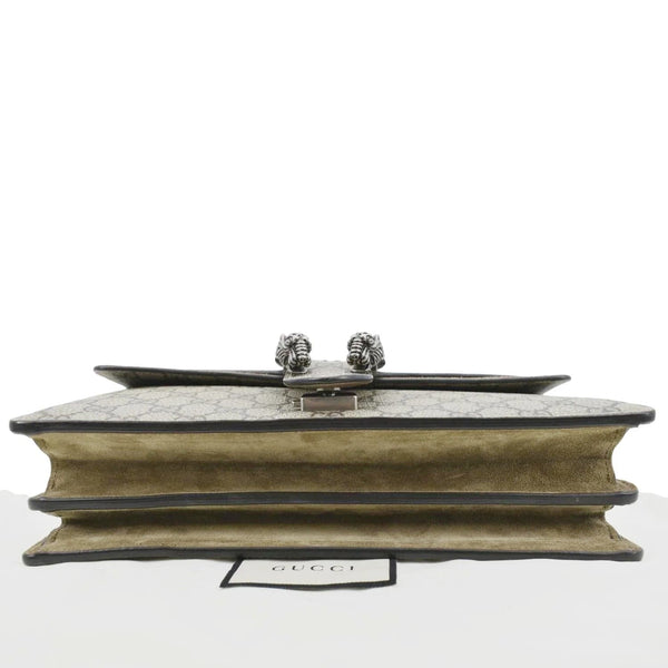 GUCCI Dionysus Small Size GG Canvas Shoulder Bag Beige 400249