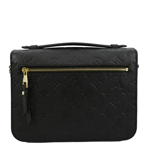 LOUIS VUITTON Metis Pochette Empreinte Leather Crossbody Bag Black