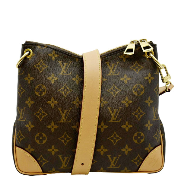 LOUIS VUITTON Odeon PM NM Monogram Canvas Shoulder Bag Brown