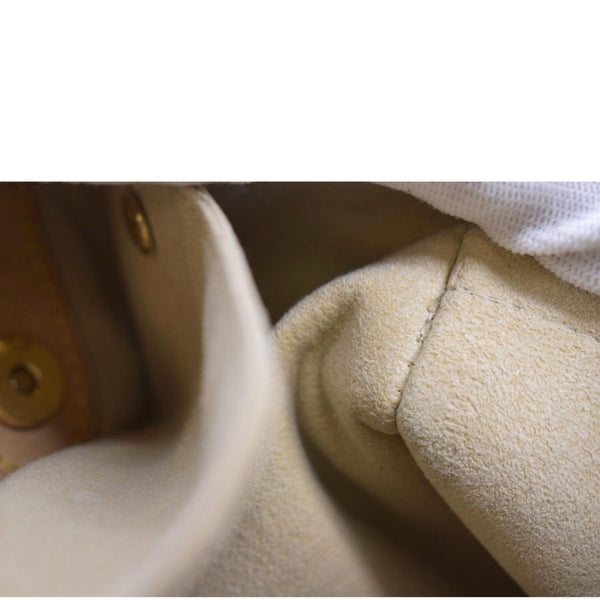 LOUIS VUITTON Galliera PM Monogram Canvas Hobo Shoulder Bag Brown