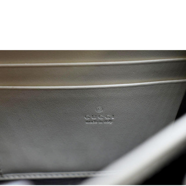 GUCCI GG Marmont Mini Matelasse Leather Crossbody Bag Ivory 474575