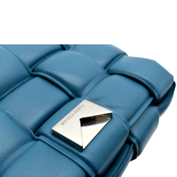 BOTTEGA VENETA Padded Cassette Lambskin Leather Crossbody Bag Windswept