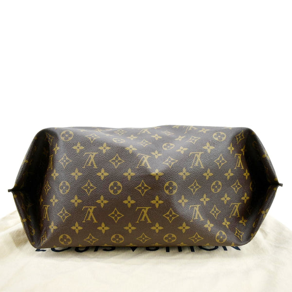 LOUIS VUITTON All-In MM Monogram Canvas Shoulder Bag Brown