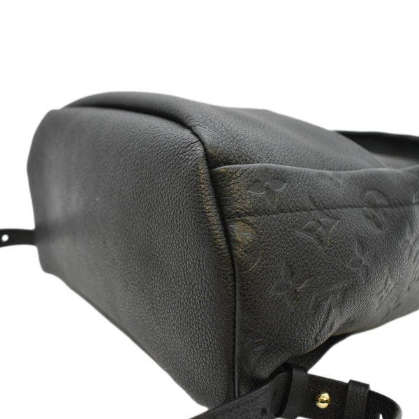 LOUIS VUITTON Sorbonne Monogram Empreinte Leather Backpack Black