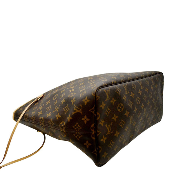 LOUIS VUITTON Neverfull GM Monogram Canvas Tote Bag Brown