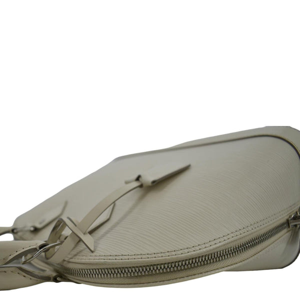 LOUIS VUITTON Alma PM Epi Leather Satchel Bag Ivory