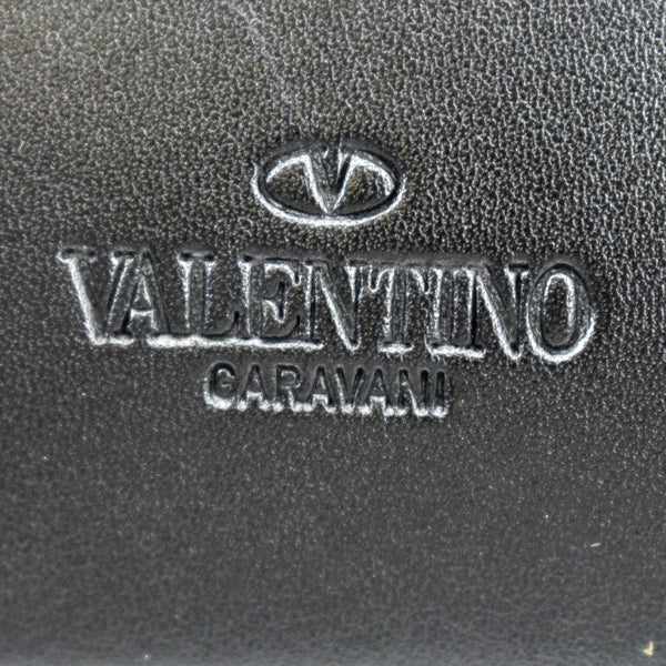 VALENTINO Free Rockstud Spike Leather Crossbody Belt Bag Black