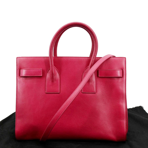 Yves Saint Laurent Sac de Jour Leather Shoulder Bag Pink Color