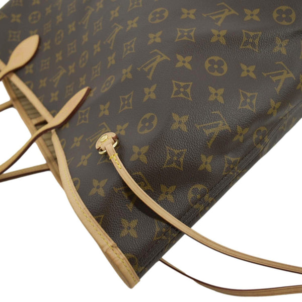 preowned Neverfull GM Monogram Canvas Tote Handbag Brown