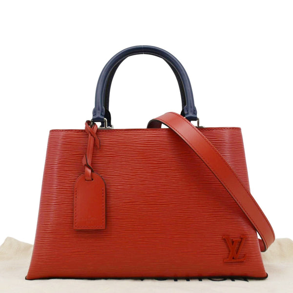 LOUIS VUITTON Kleber Epi Leather Shoulder Bag Red