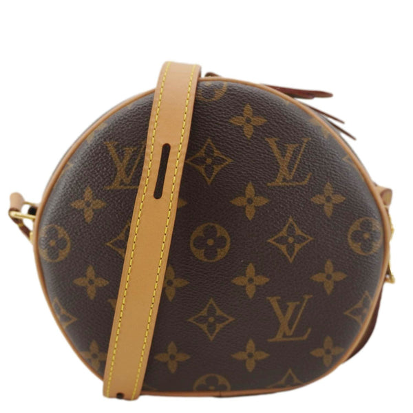 LOUIS VUITTON Petite Boite Chapeau Monogram Canvas Shoulder Bag Brown