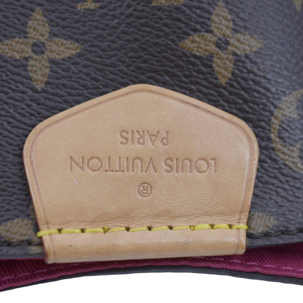 LOUIS VUITTON Graceful MM Monogram Canvas Shoulder Bag Brown