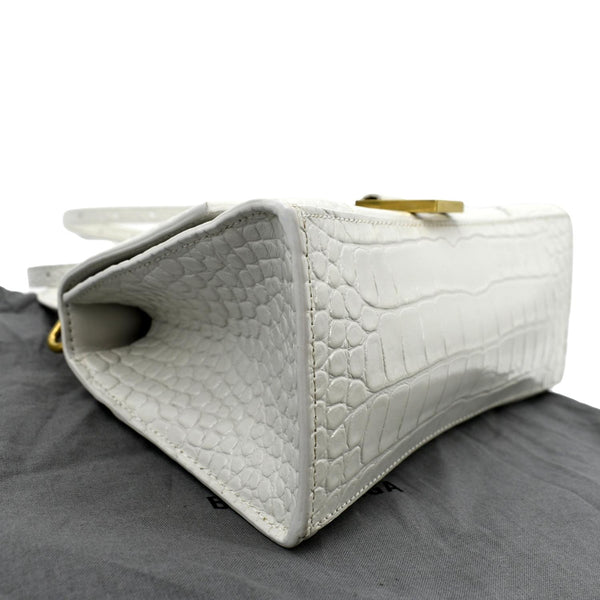BALENCIAGA Crocodile Embossed Leather Bag for Women