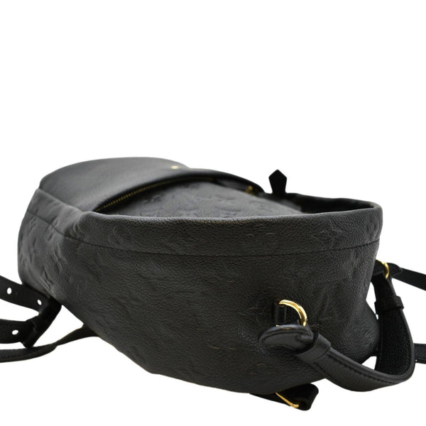 LOUIS VUITTON Sorbonne Monogram Empreinte Leather Backpack Black