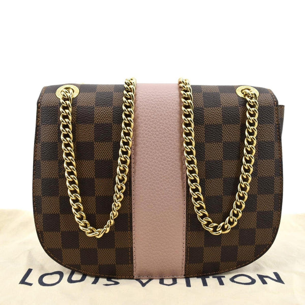 LOUIS VUITTON Wight Damier Ebene Shoulder Crossbody Bag Magnolia