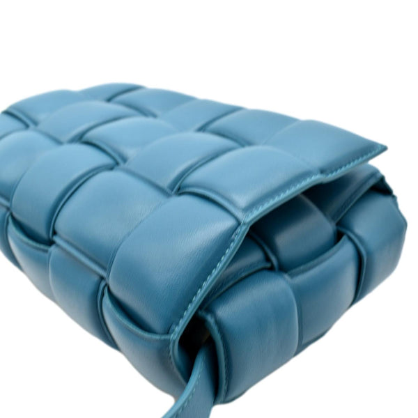 BOTTEGA VENETA Padded Cassette Lambskin Leather Crossbody Bag Windswept